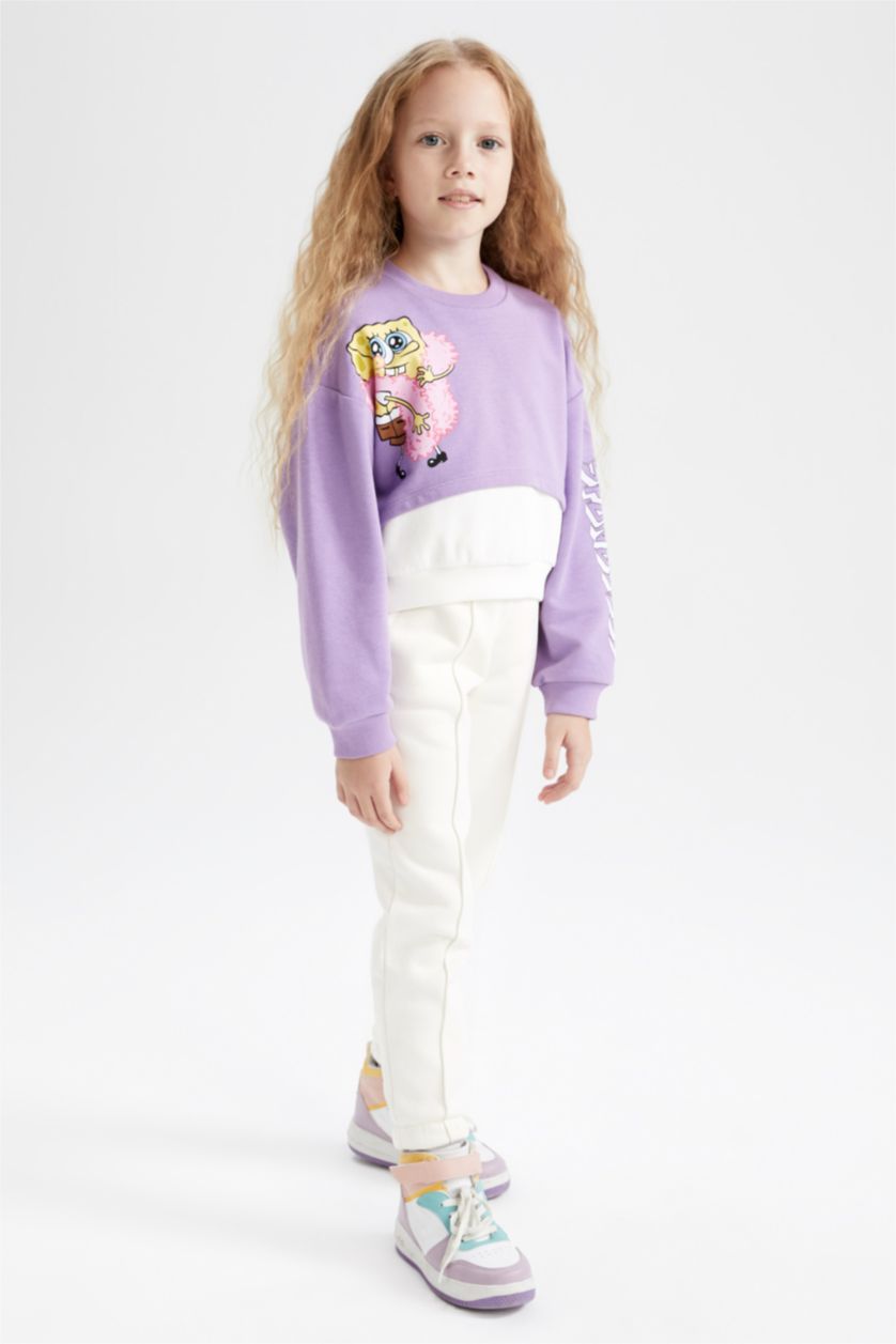 GIRLS & TEENS Ecru Girl Jogger Tracksuit