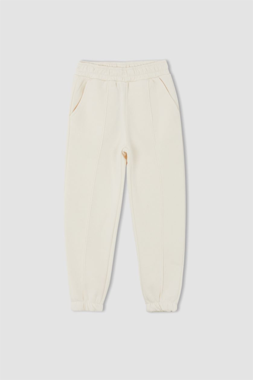 GIRLS & TEENS Ecru Girl Jogger Tracksuit