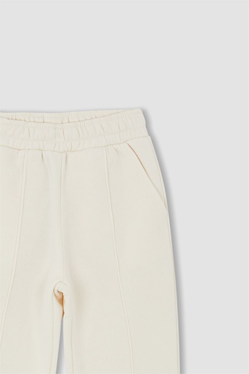 GIRLS & TEENS Ecru Girl Jogger Tracksuit