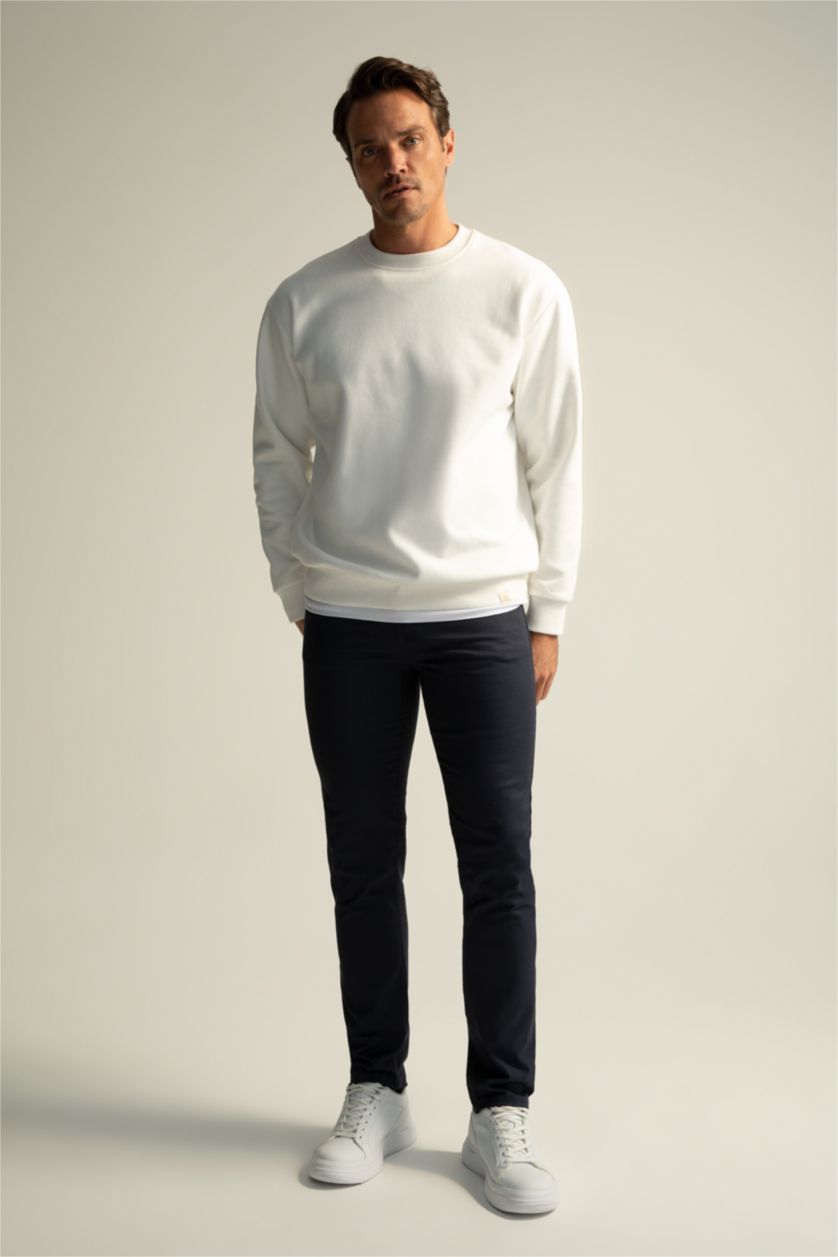 MAN NAVY Extra Slim Fit Basic Chino Trousers