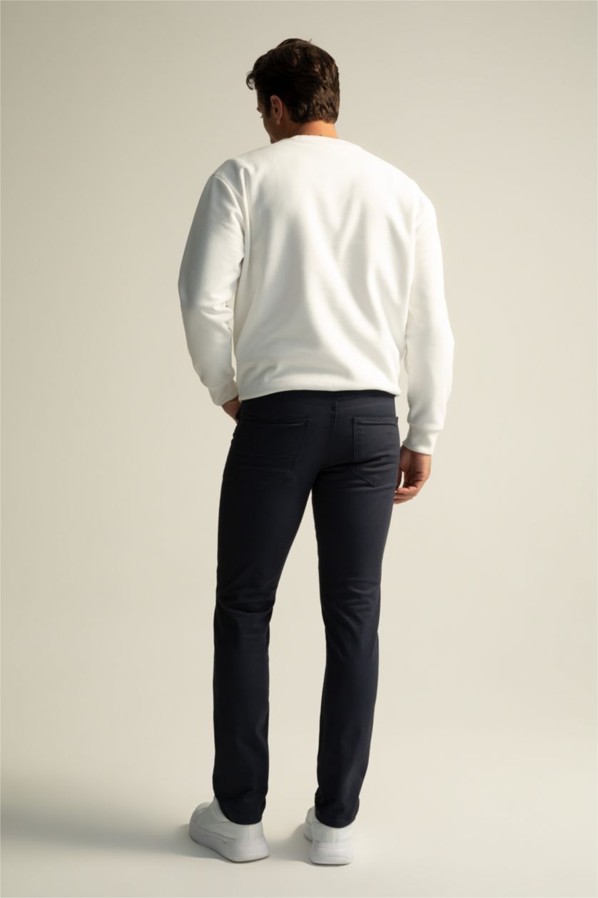 MAN NAVY Extra Slim Fit Basic Chino Trousers
