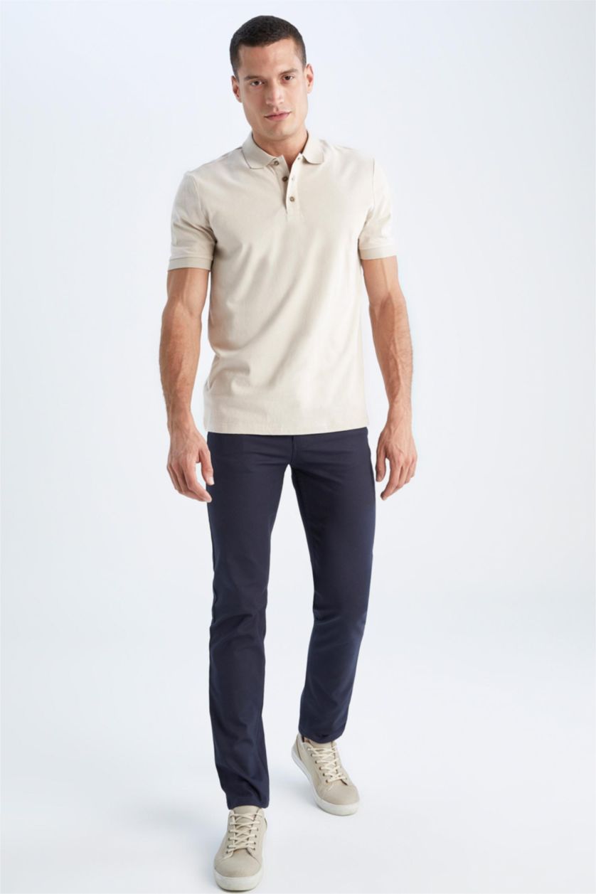 MAN NAVY Extra Slim Fit Basic Chino Trousers