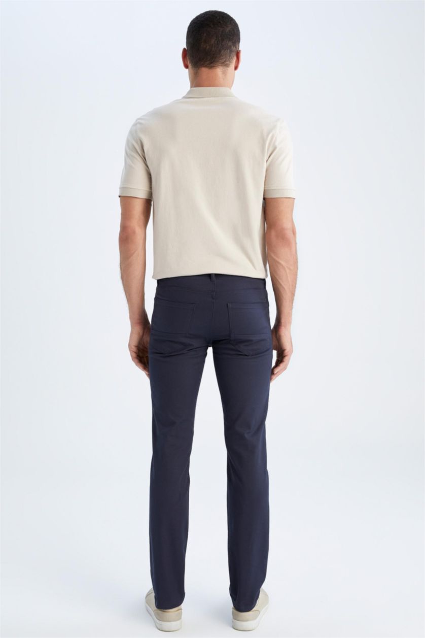 MAN NAVY Extra Slim Fit Basic Chino Trousers