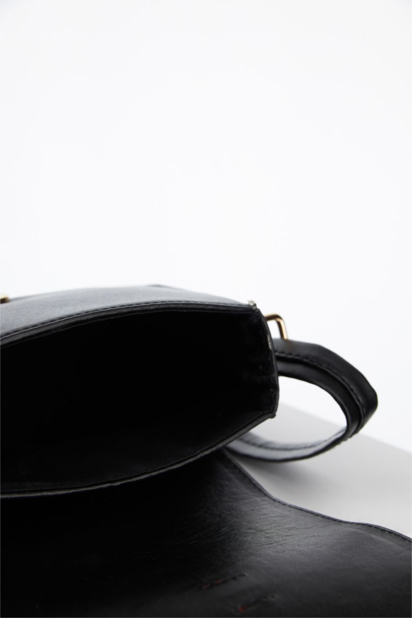 FILLES Noir Sac à bandoulière en similicuir sous licence Minnie Mouse pour fille