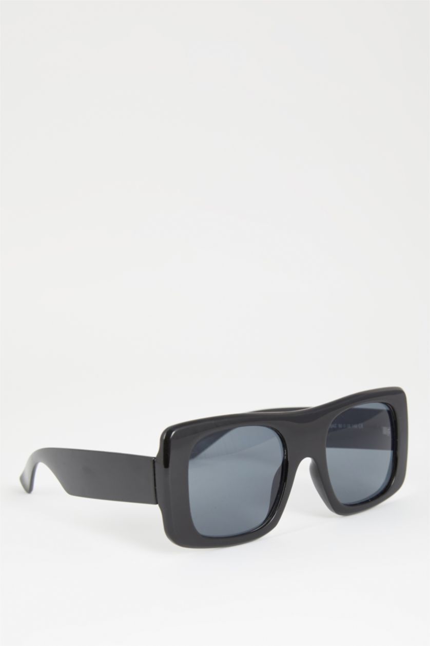 WOMAN Black Unisex Sunglasses