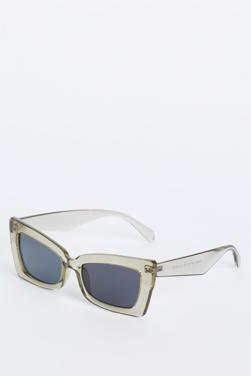 WOMAN Light Grey Unisex Sunglasses