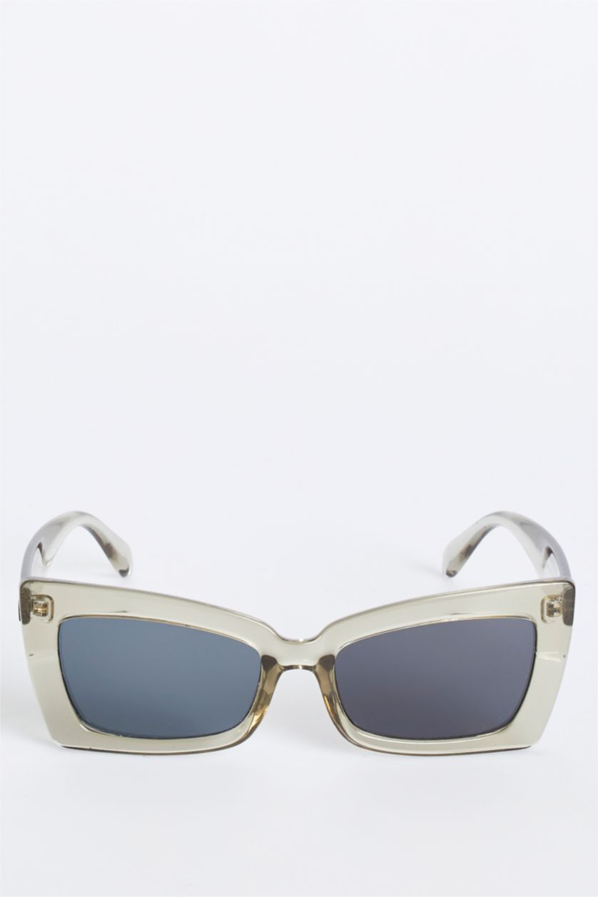 WOMAN Light Grey Unisex Sunglasses