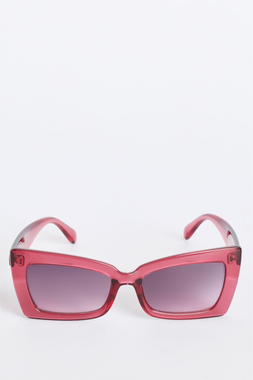 WOMAN Red Unisex Sunglasses