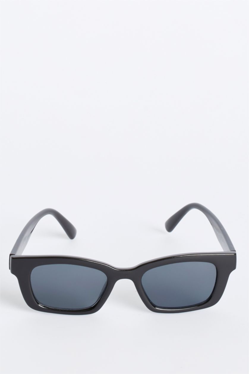 FEMME Noir Lunettes de soleil unisexe