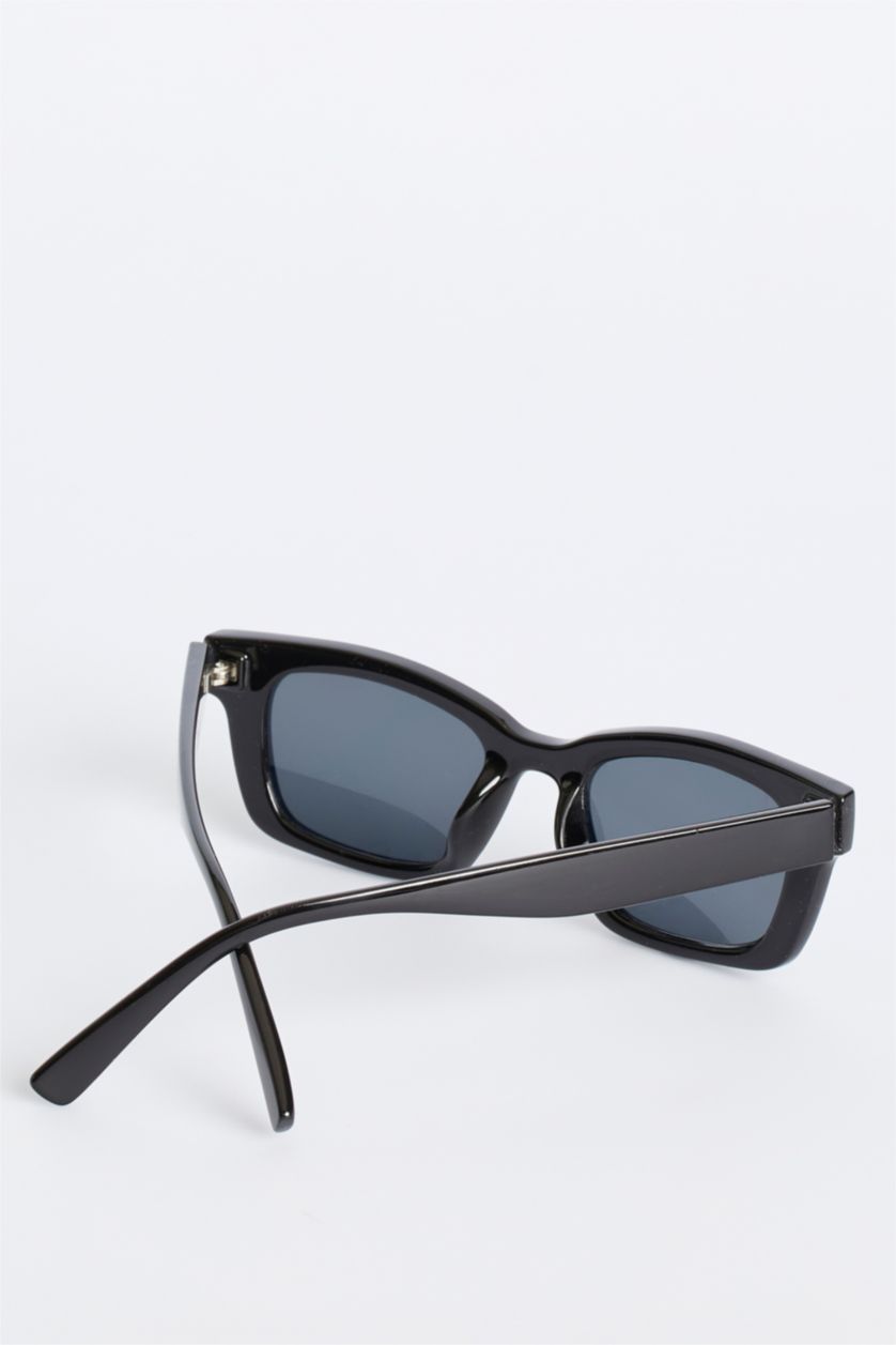 FEMME Noir Lunettes de soleil unisexe