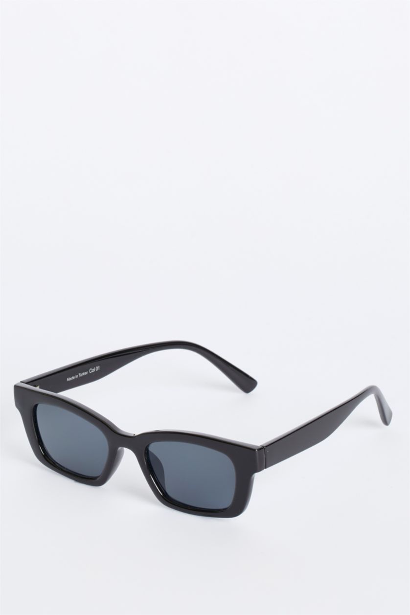 FEMME Noir Lunettes de soleil unisexe