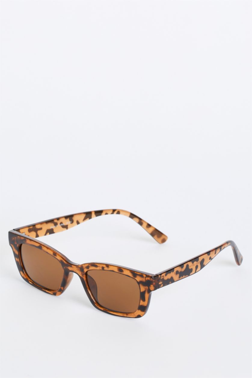 Kadın Vizon Leopar Desenli Güneş Gözlüğü