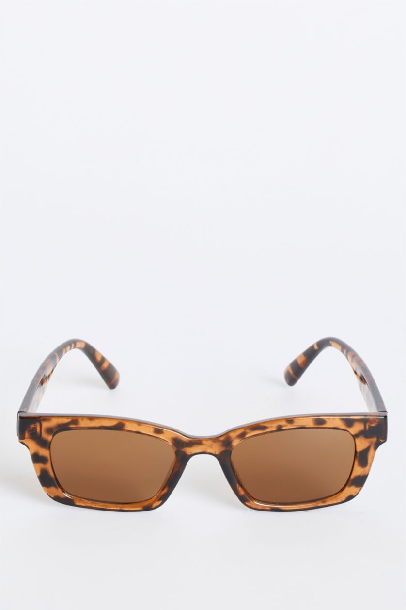 Kadın Vizon Leopar Desenli Güneş Gözlüğü