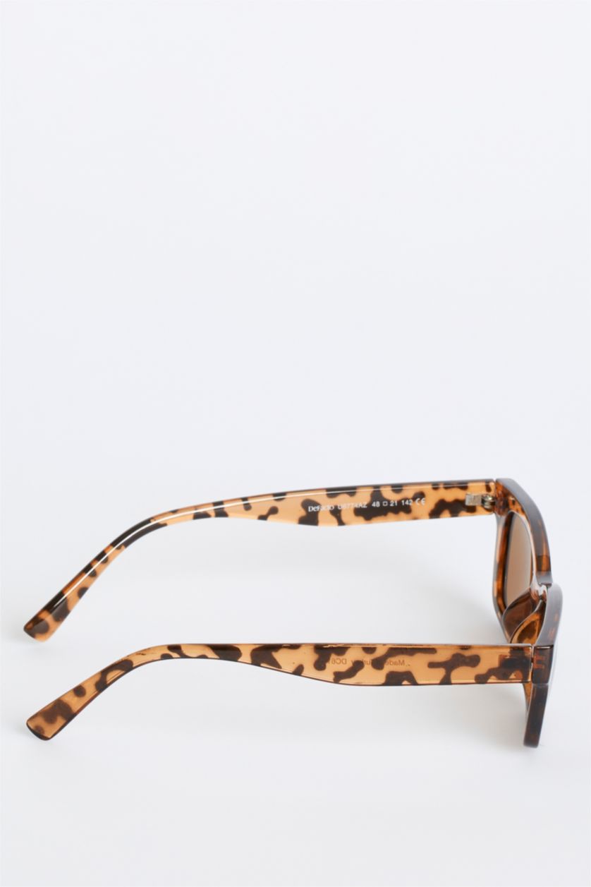 Kadın Vizon Leopar Desenli Güneş Gözlüğü