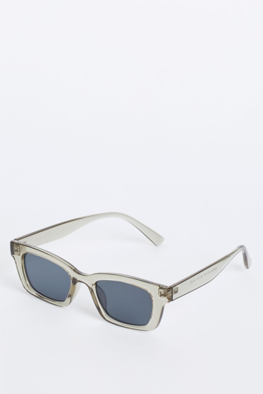 FEMME Gris Clair Lunettes de soleil unisexe