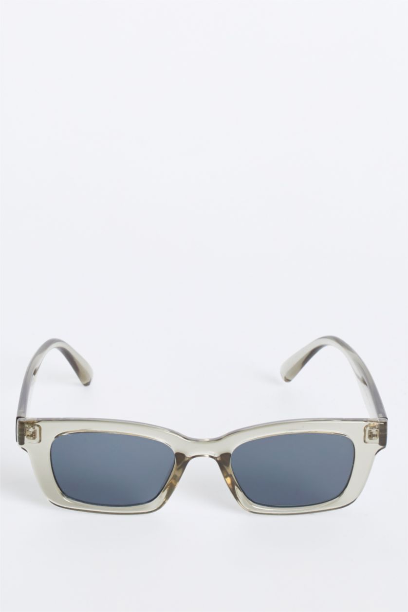 FEMME Gris Clair Lunettes de soleil unisexe
