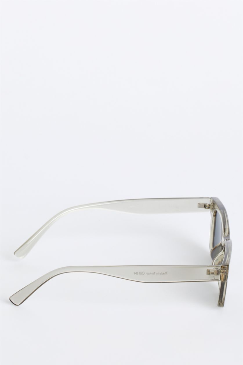 FEMME Gris Clair Lunettes de soleil unisexe