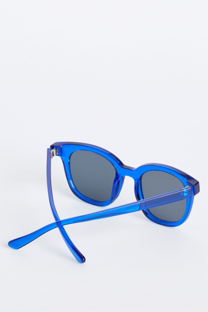 WOMAN Blue Unisex Sunglasses