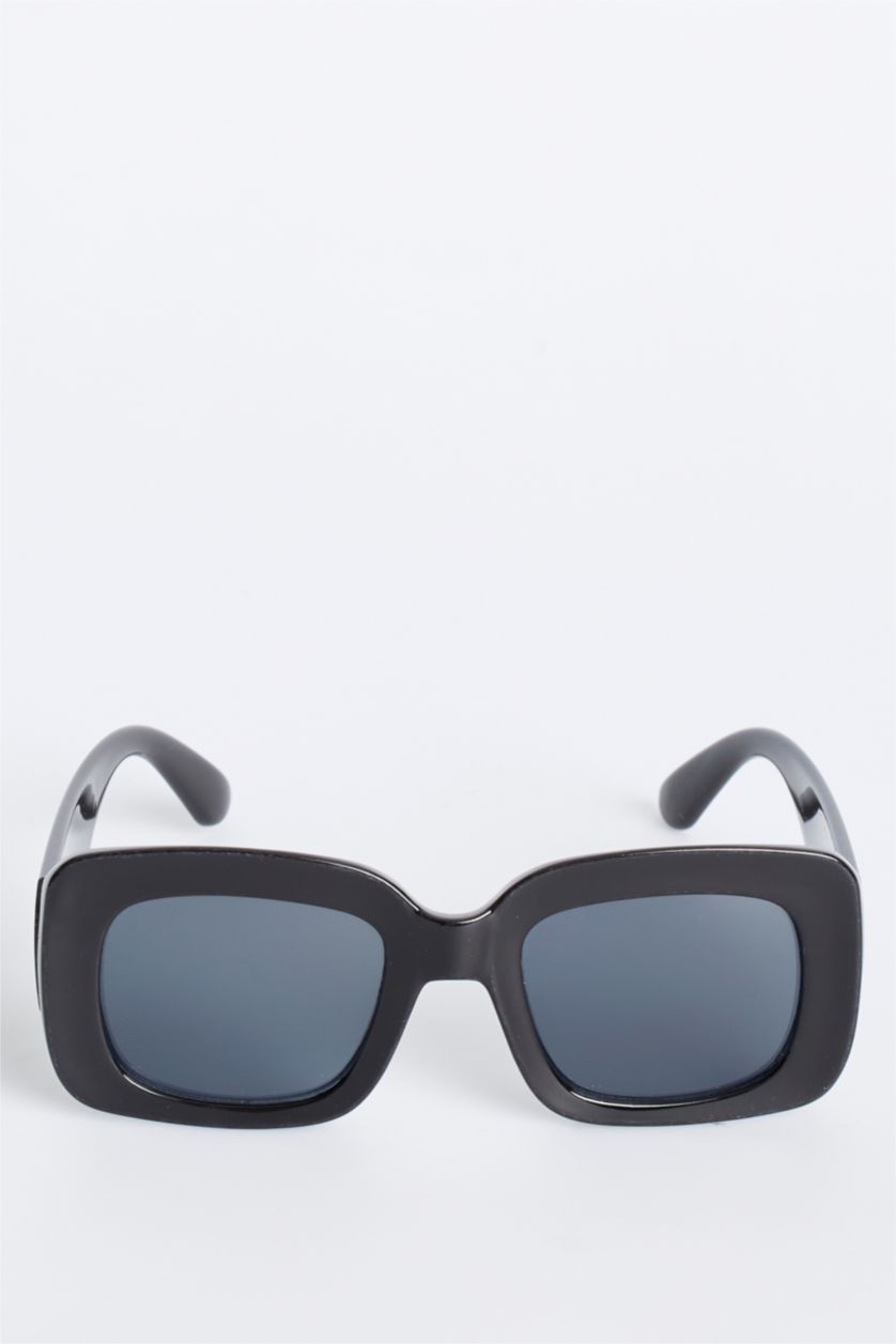 FEMME Noir Lunettes de soleil unisexe