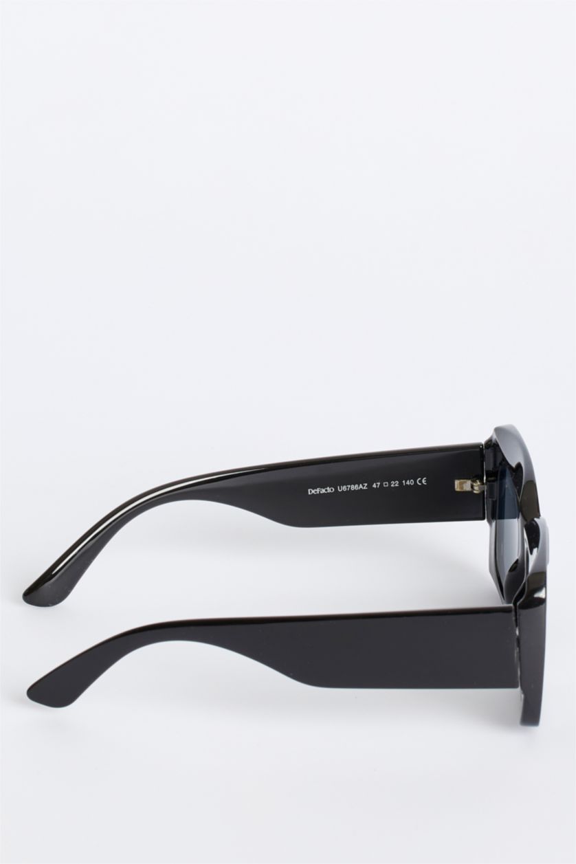 FEMME Noir Lunettes de soleil unisexe