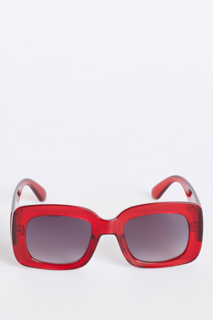 FEMME Rouge Lunettes de soleil unisexe