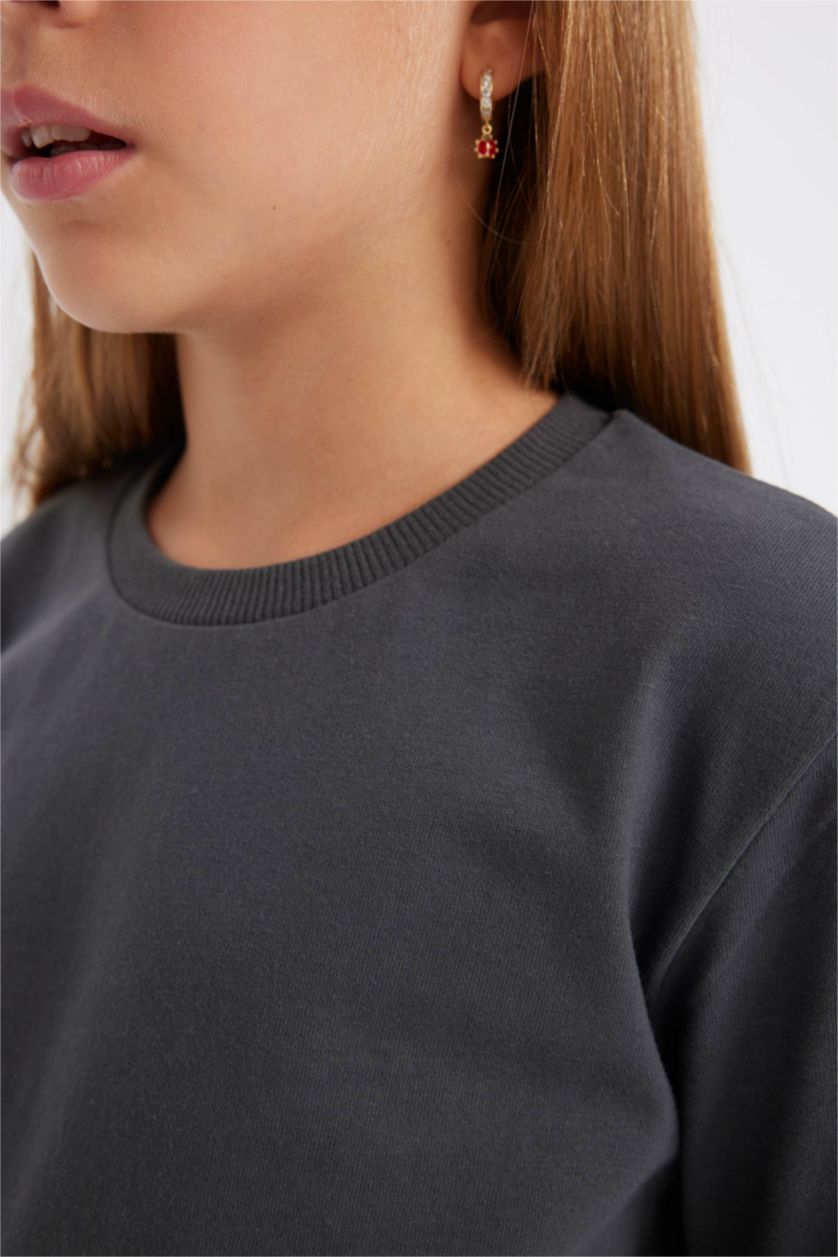 بناتي أنثرا تيشيرت للمدرسه بناتي كم طويل وقصة عادية