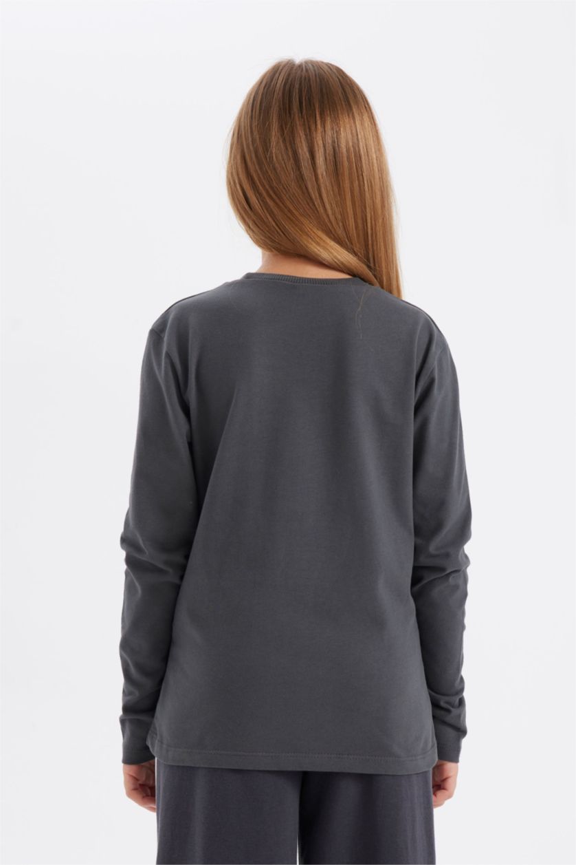 بناتي أنثرا تيشيرت للمدرسه بناتي كم طويل وقصة عادية