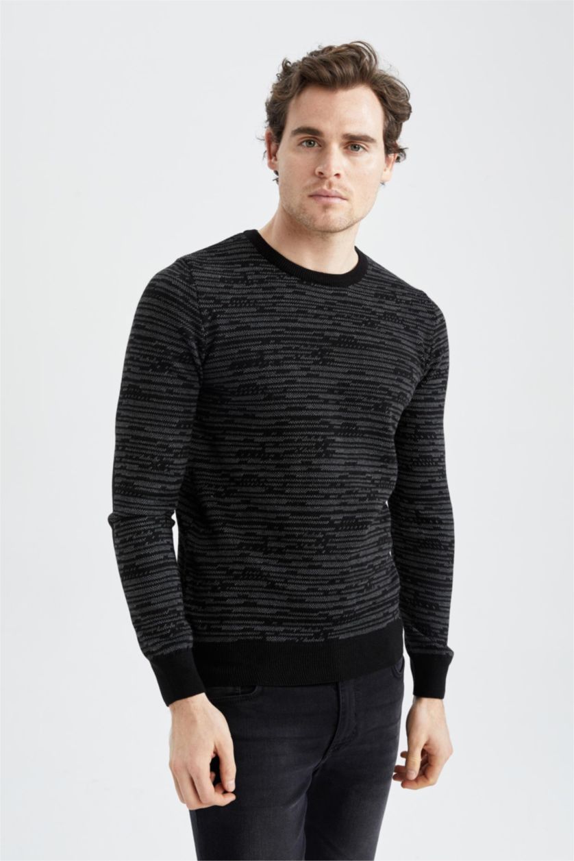 MAN Black Slim Fit Pullover