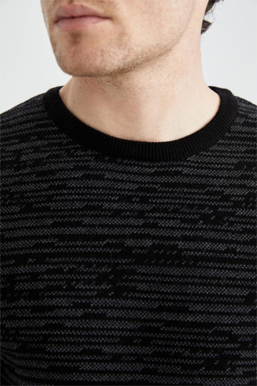 MAN Black Slim Fit Pullover