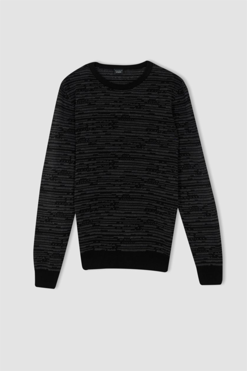 MAN Black Slim Fit Pullover