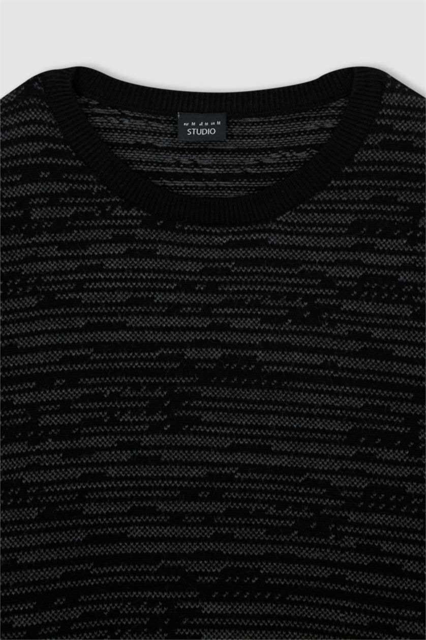 MAN Black Slim Fit Pullover