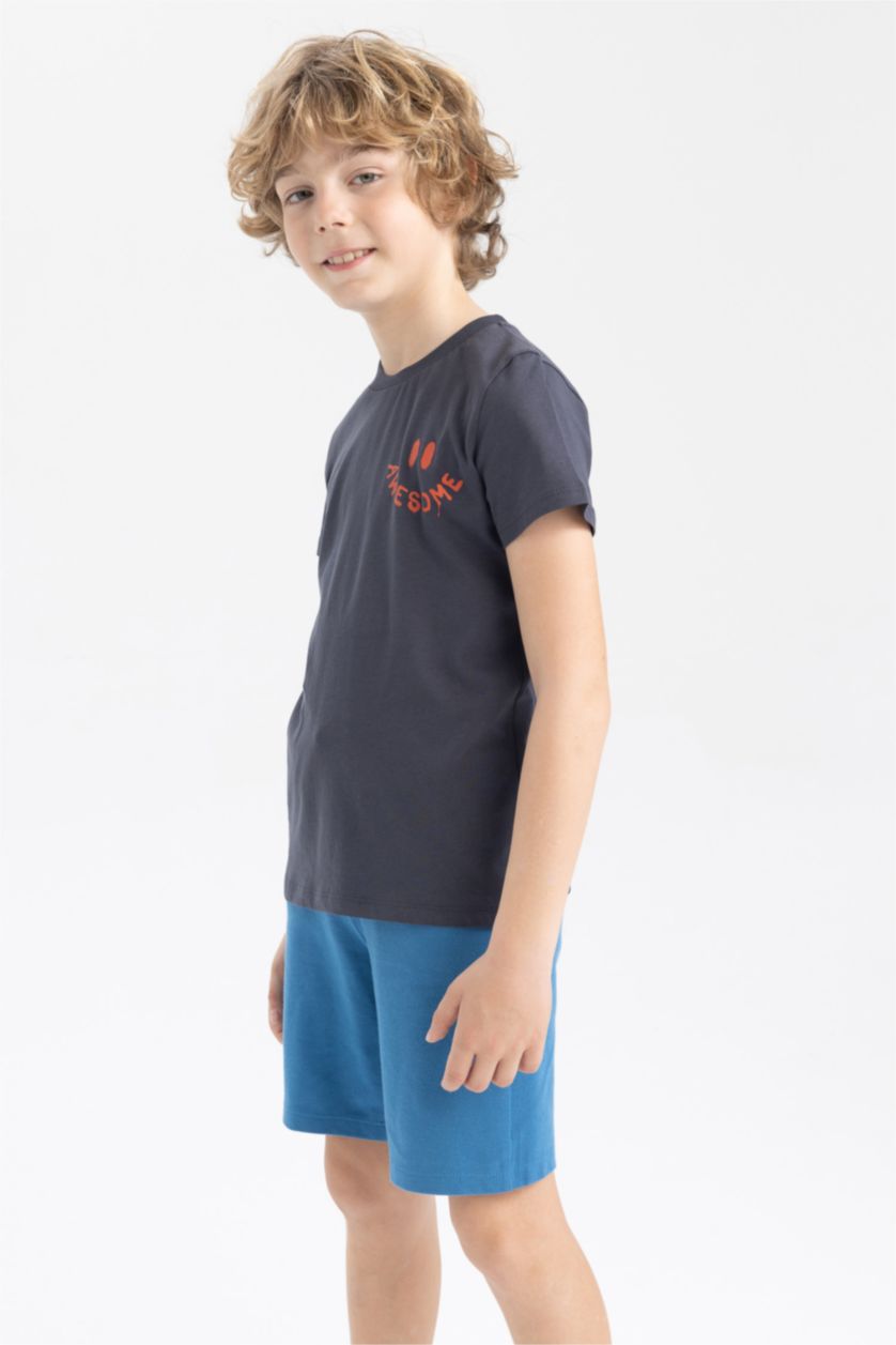 BOYS & TEENS Anthracite Regular Fit Short Sleeve T-Shirt