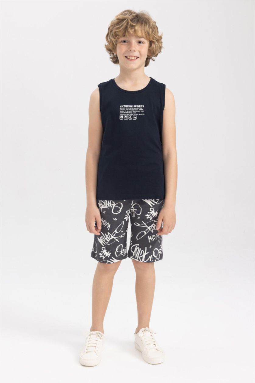 Мальчики и подростки Антрацит Шорты стандартного кроя для мальчиков