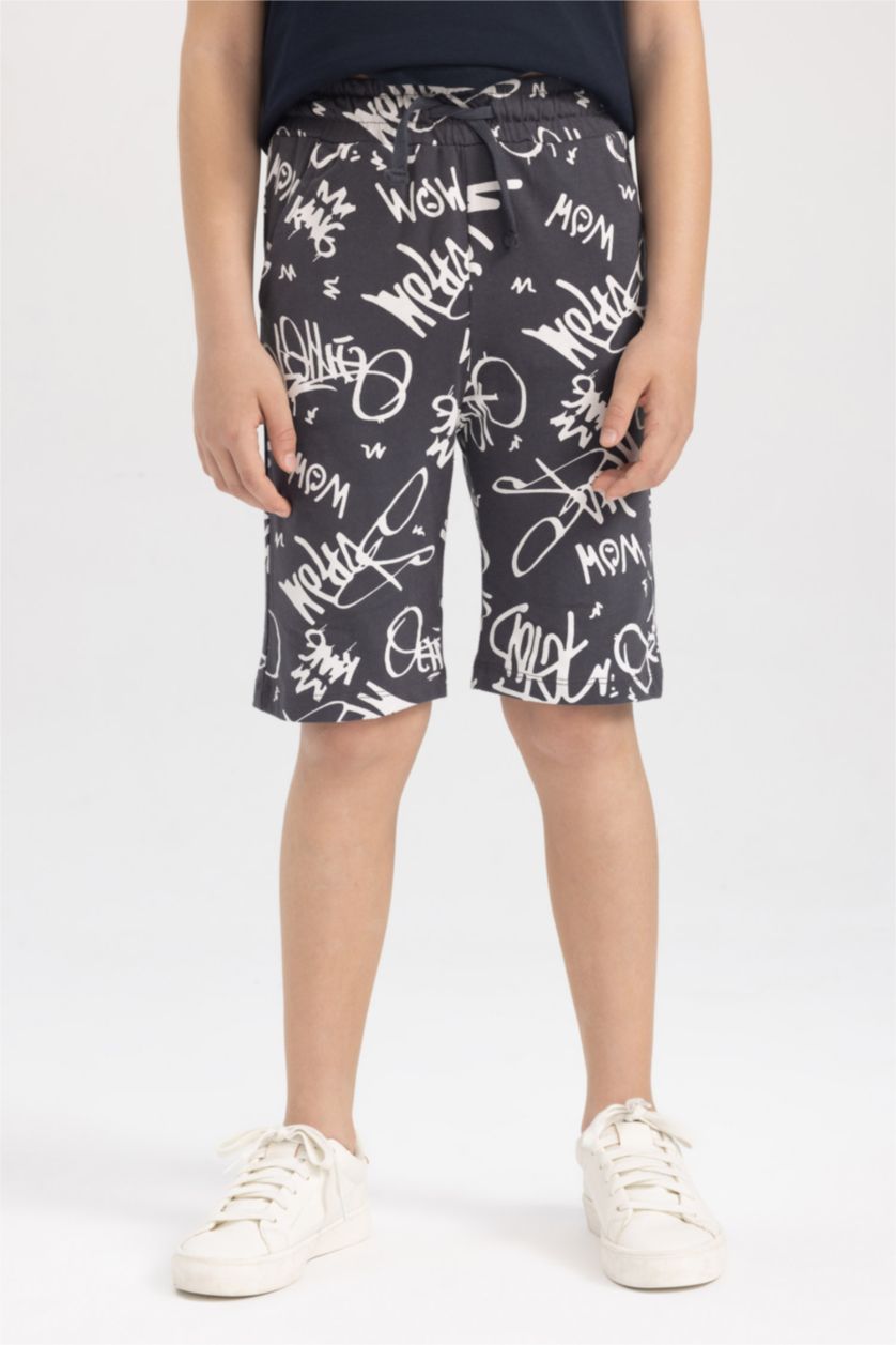 Мальчики и подростки Антрацит Шорты стандартного кроя для мальчиков