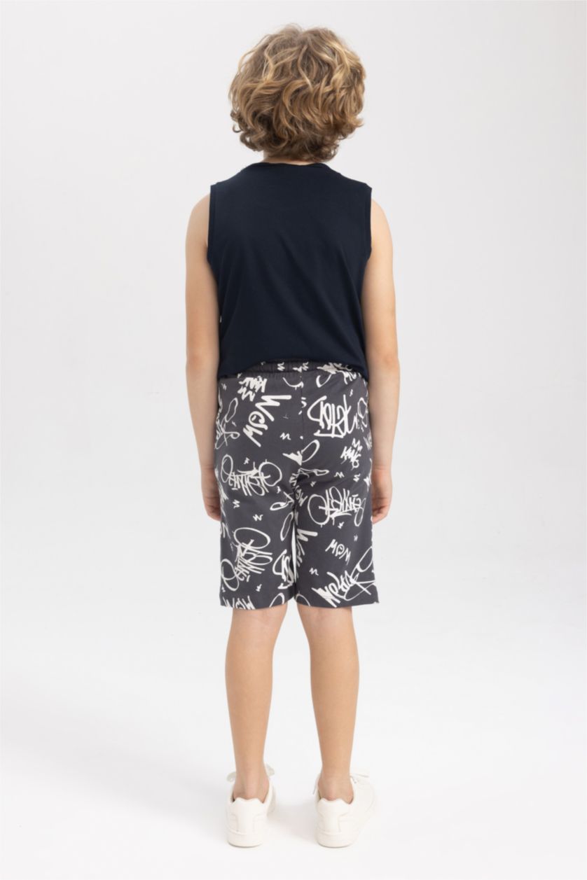 Мальчики и подростки Антрацит Шорты стандартного кроя для мальчиков