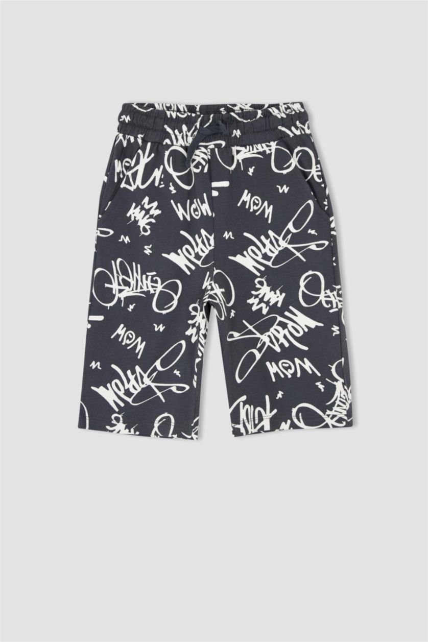 Мальчики и подростки Антрацит Шорты стандартного кроя для мальчиков