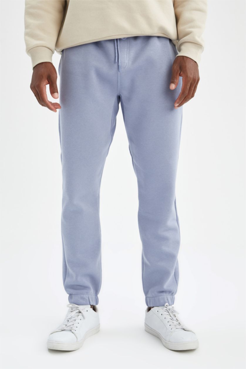 MAN Blue Regular Fit Basic Jogger Sweatpants
