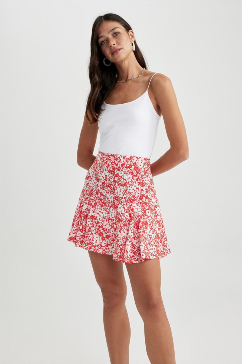 WOMAN White Slim Fit Elastic Rope Strap Cotton Singlet