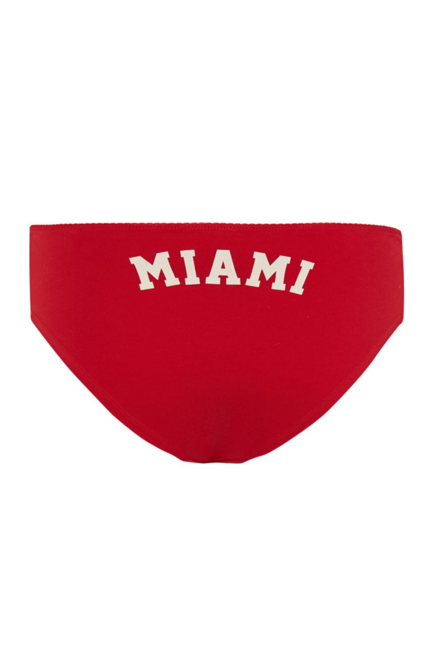 FEMME Rouge Culotte à enfiler Fall In Love