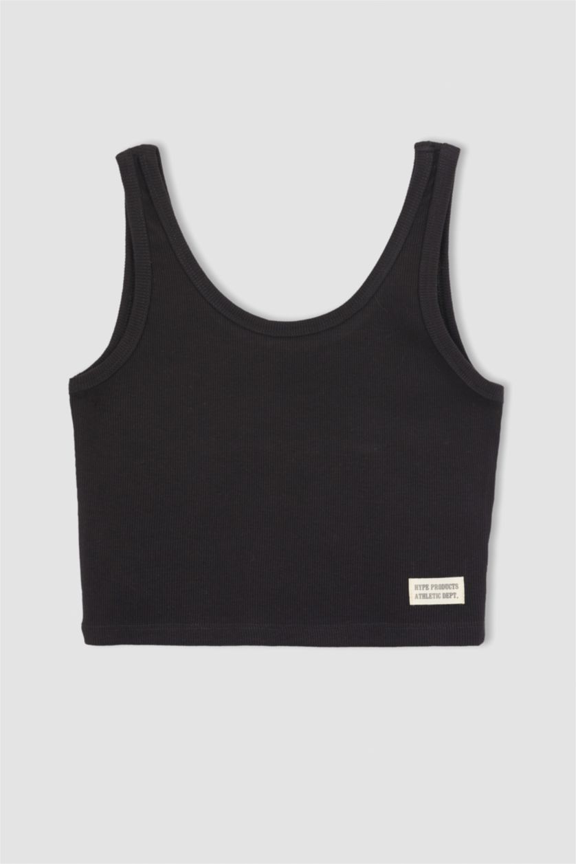 FEMME Noir Coupe slim raccourcie