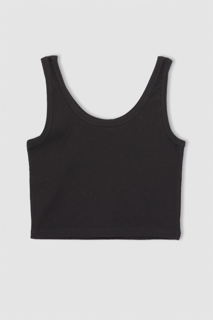 FEMME Noir Coupe slim raccourcie