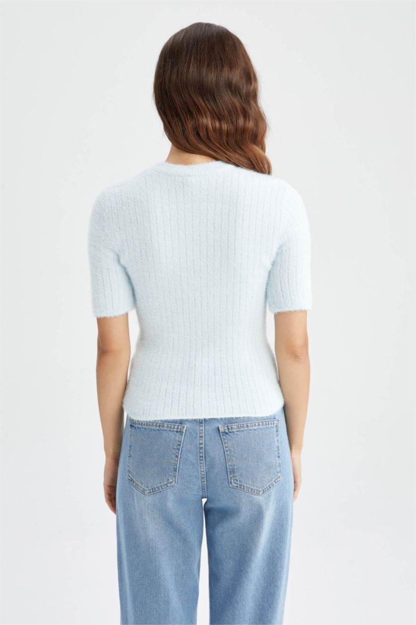 WOMAN Lilac Slim Fit Pullover