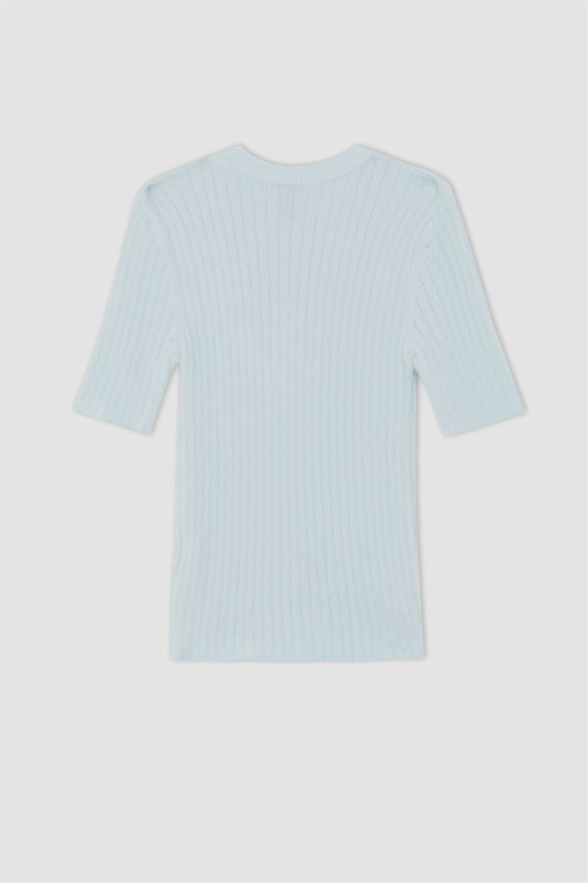 WOMAN Lilac Slim Fit Pullover