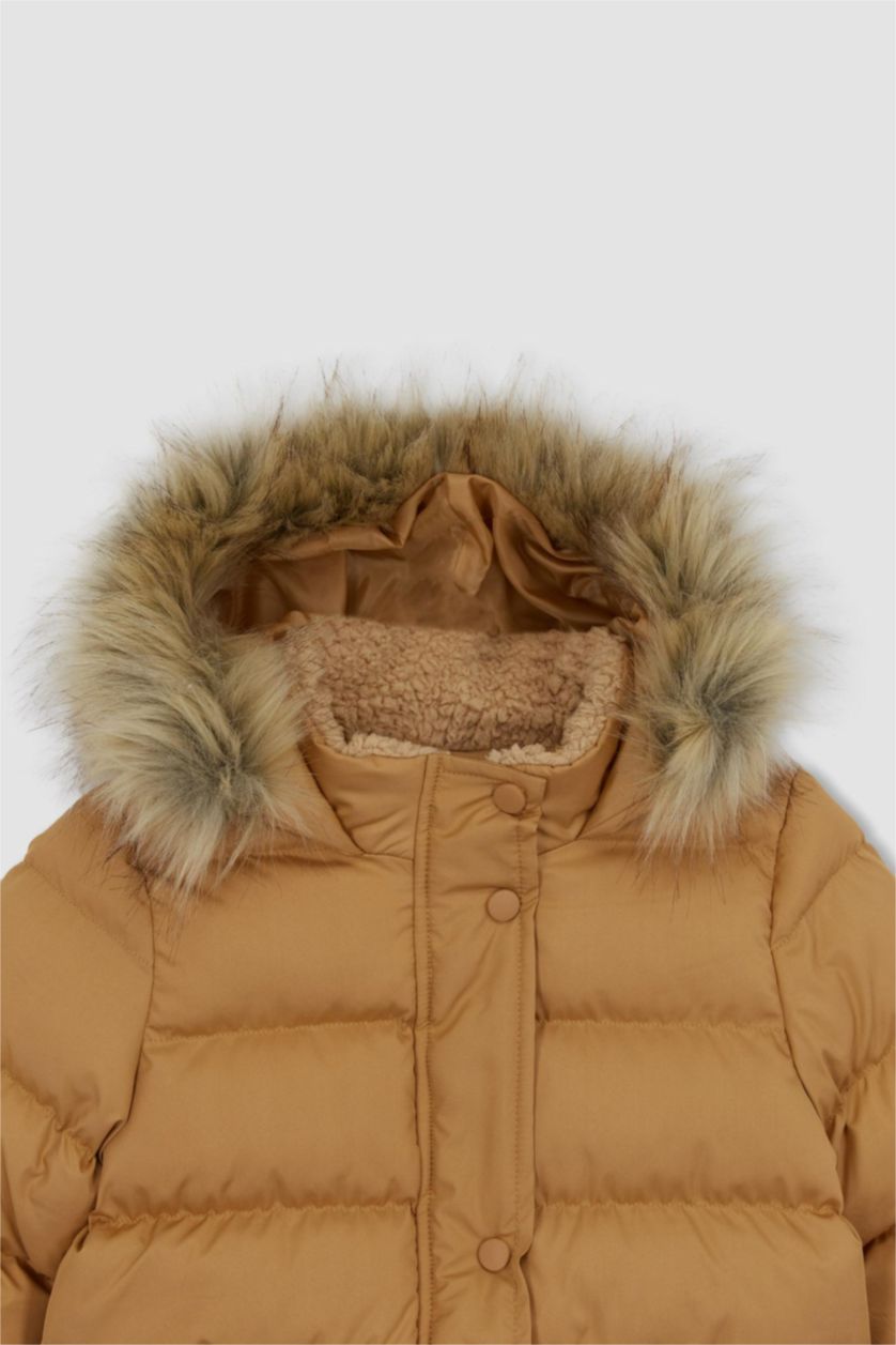 Дівчачий Верблюжа шерсть Парка стандартного крою для дівчаток