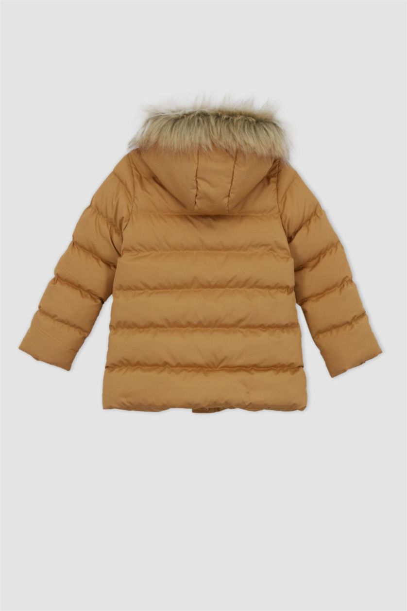 Дівчачий Верблюжа шерсть Парка стандартного крою для дівчаток