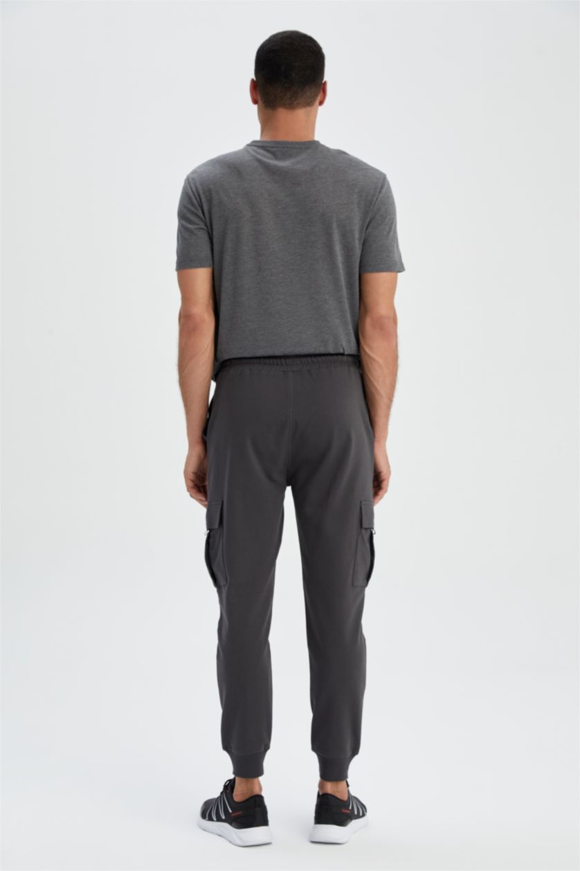 Erkek Antrasit Regular Fıt Pantolon