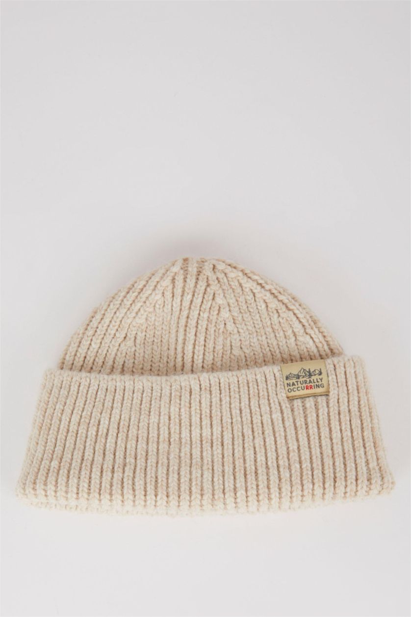 Erkek Ekru Erkek Triko Bere