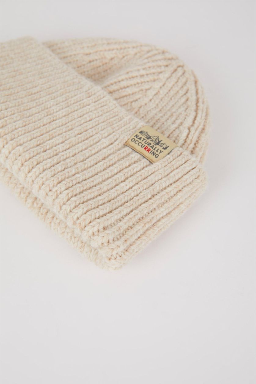 Erkek Ekru Erkek Triko Bere