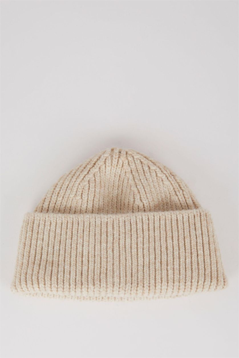 Erkek Ekru Erkek Triko Bere