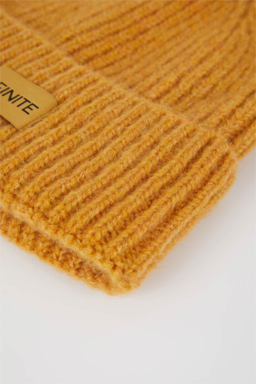 HOMME Jaune Bonnet d'hiver Homme